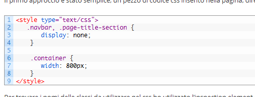 esempio Crayon Syntax Highlighter